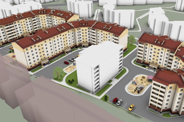 Рабочий проект "Три многоквартирных 6-этажных жилых дома"