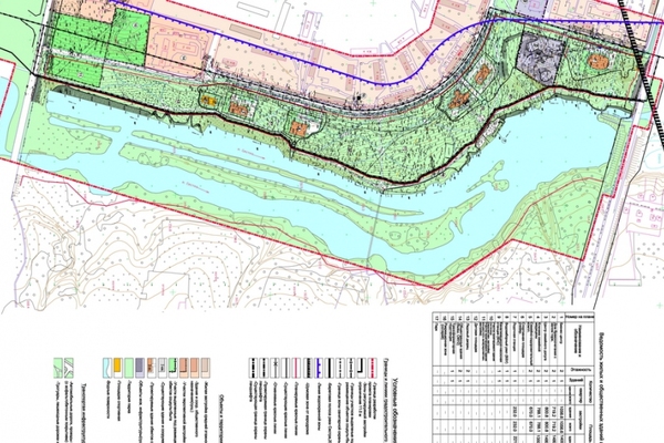 Проект планировки территории левого берега реки Сестра, г. Клин
